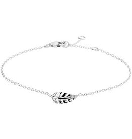 Feather Bracelet Sterling Silver