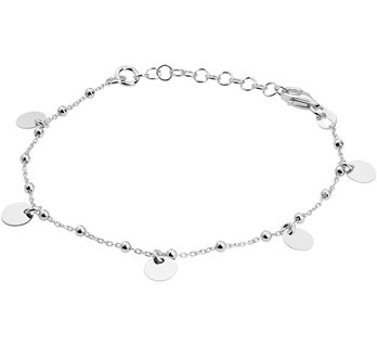 Sterling Silver Coins Bracelet