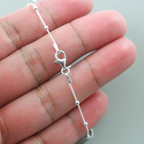 925 Silver Chain in the sizes 42cm-45cm-50cm