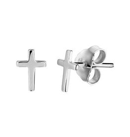 LAVI Cross Ear Studs Sterling Silver