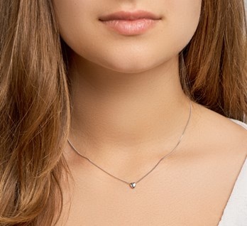 LAVI Sterling Silver Heart Necklace