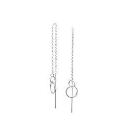 LAVI Pull through earrings Silver