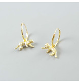 Leopard Earrings gold plated