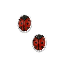 Ladybug Earstuds