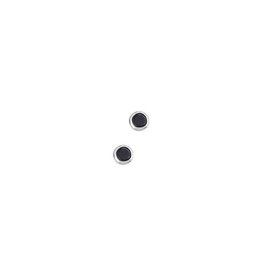 LAVI Black Zirconia Stud Earrings