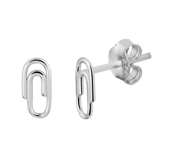 Paperclip Ear Studs