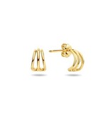 LAVI Gold plated Hoop Stud earrings