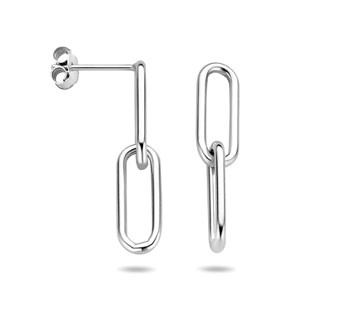 Oorhangers Paperclip Zilver