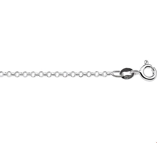 Silver Jasseron chain - 100cm