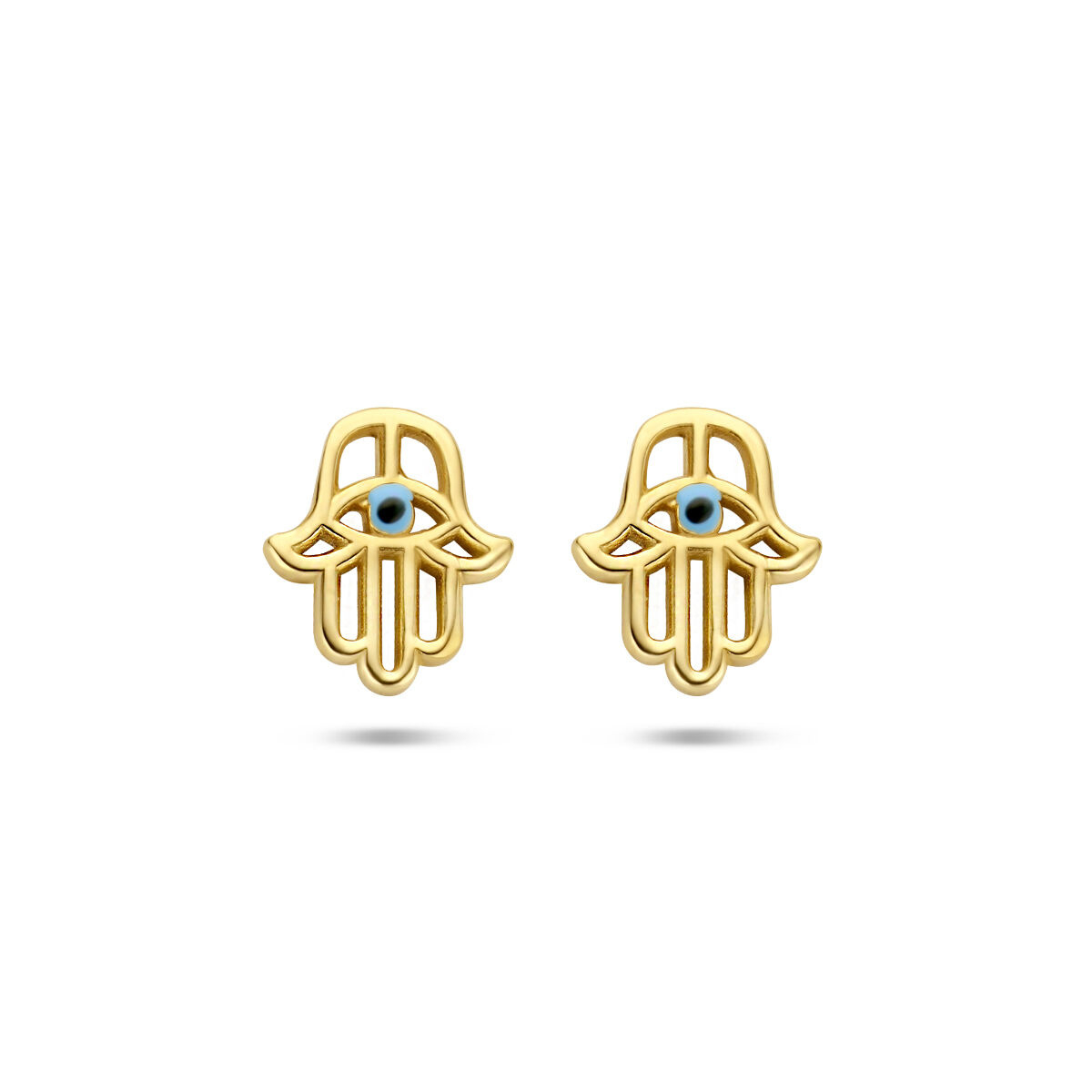 Ear Studs Fatima Hand - Gold Plated