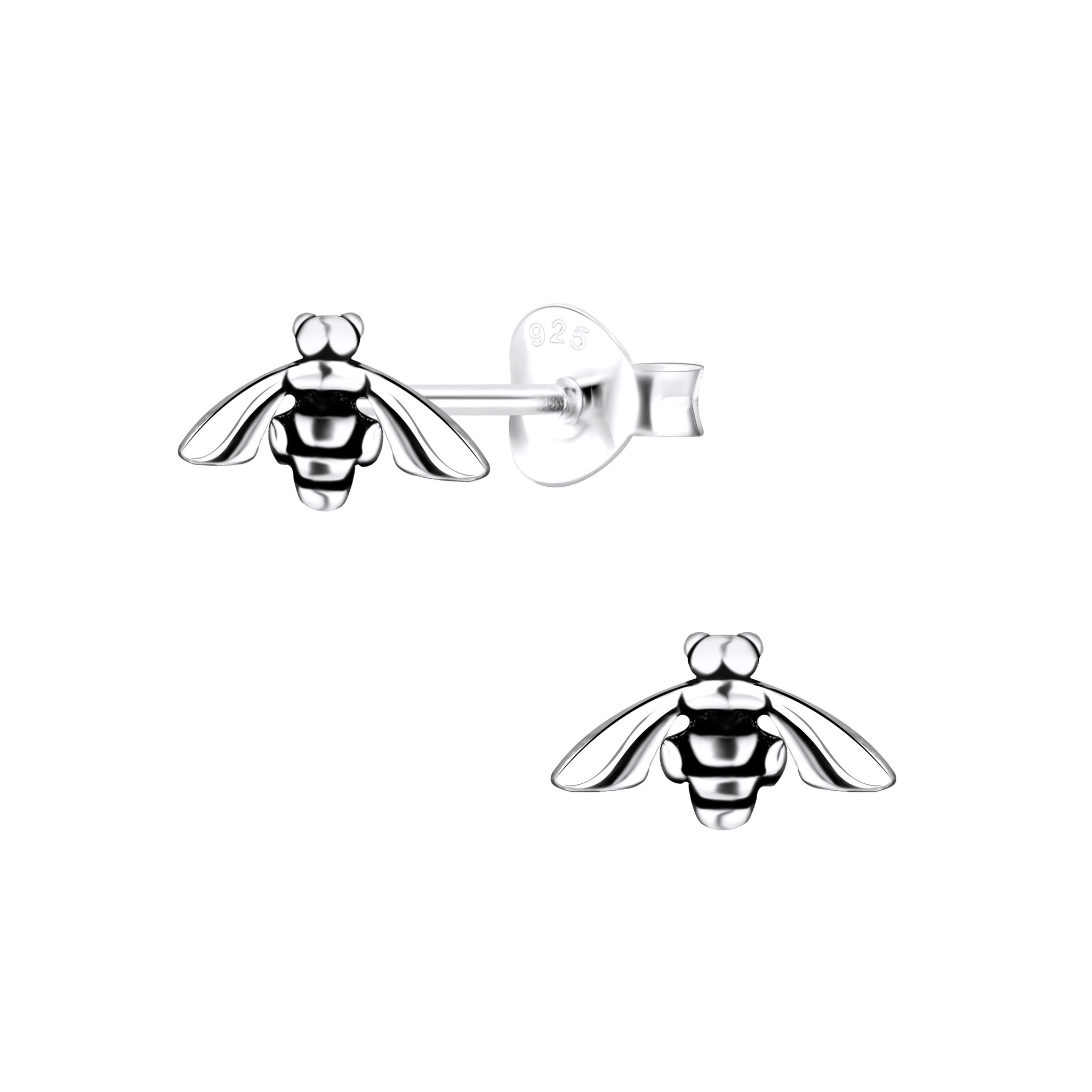 Earrings Bee - Sterling Silver