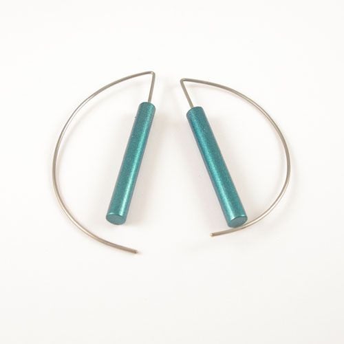 Modern Earrings - Turquoise