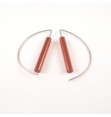 Modern Earrings - Brown