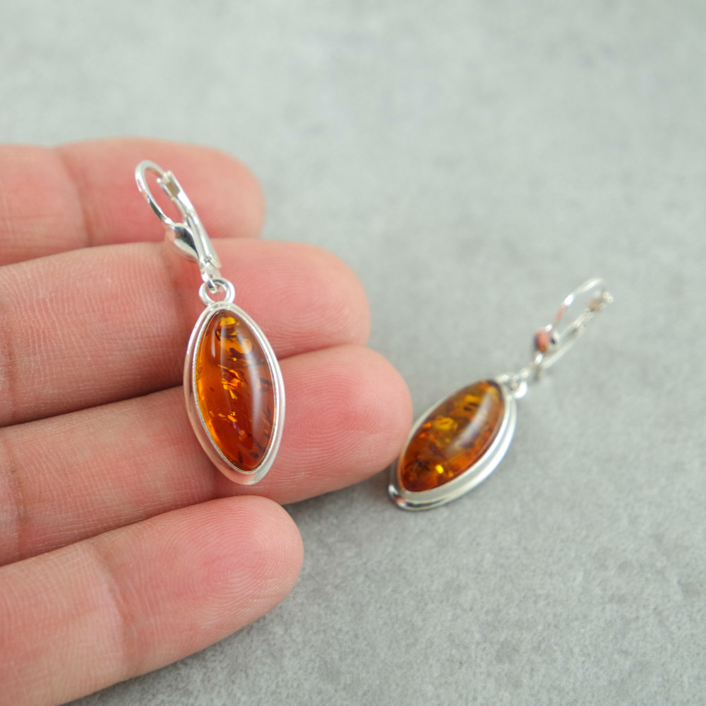 Amber Earrings