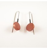 Modern Earrings Brown