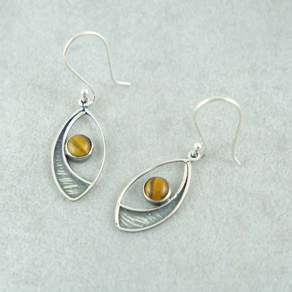 Tiger Eye Earrings