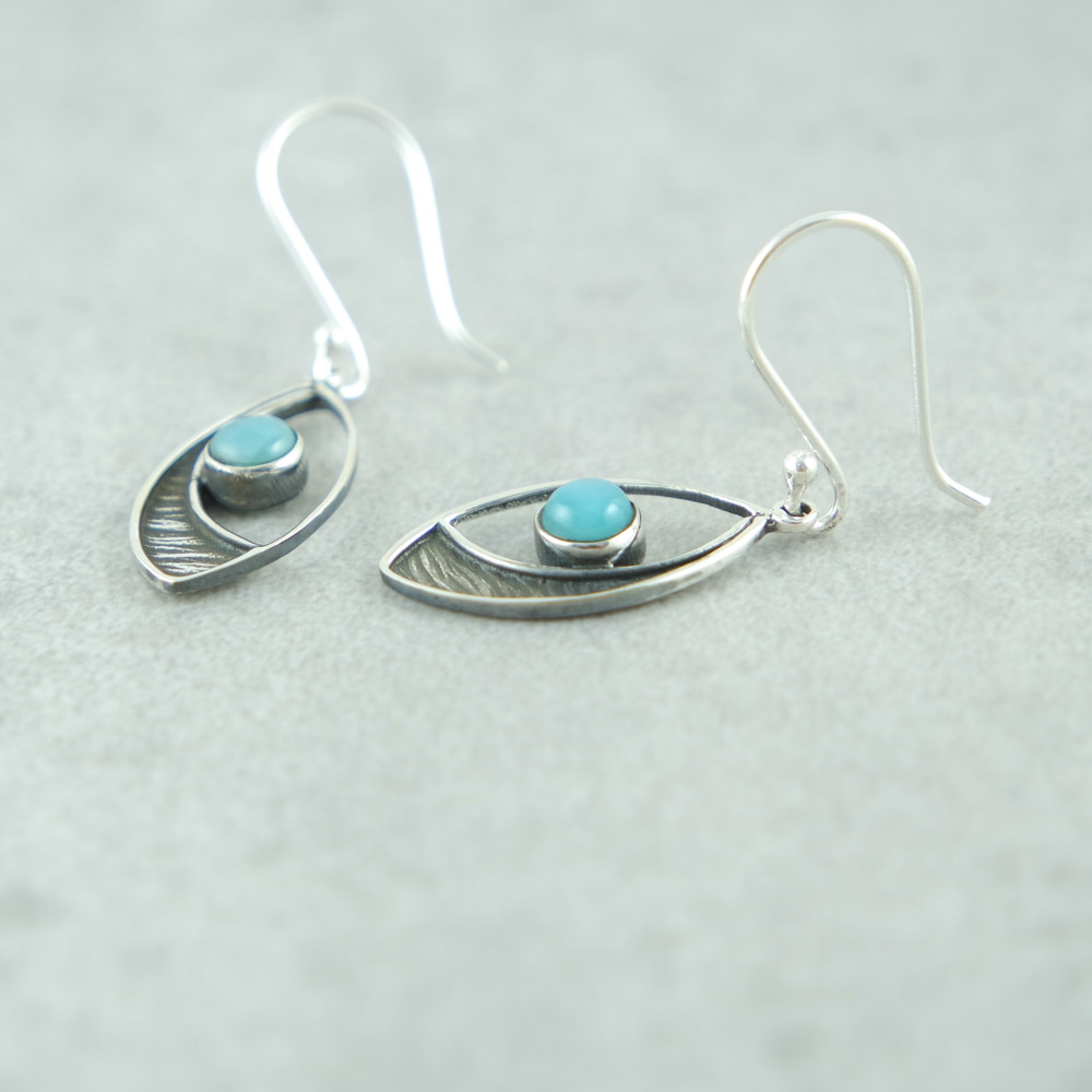 Larimar Earrings