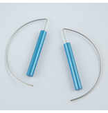 Modern Earrings - Blue