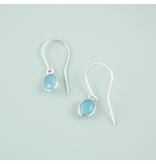 Chalcedony Earrings Luna