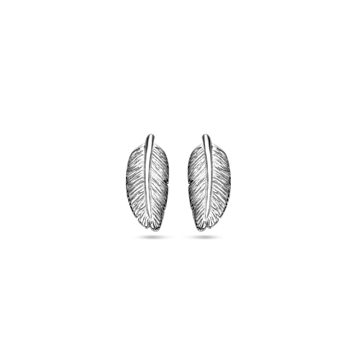 LAVI Sterling Silver Feather Stud Earrings