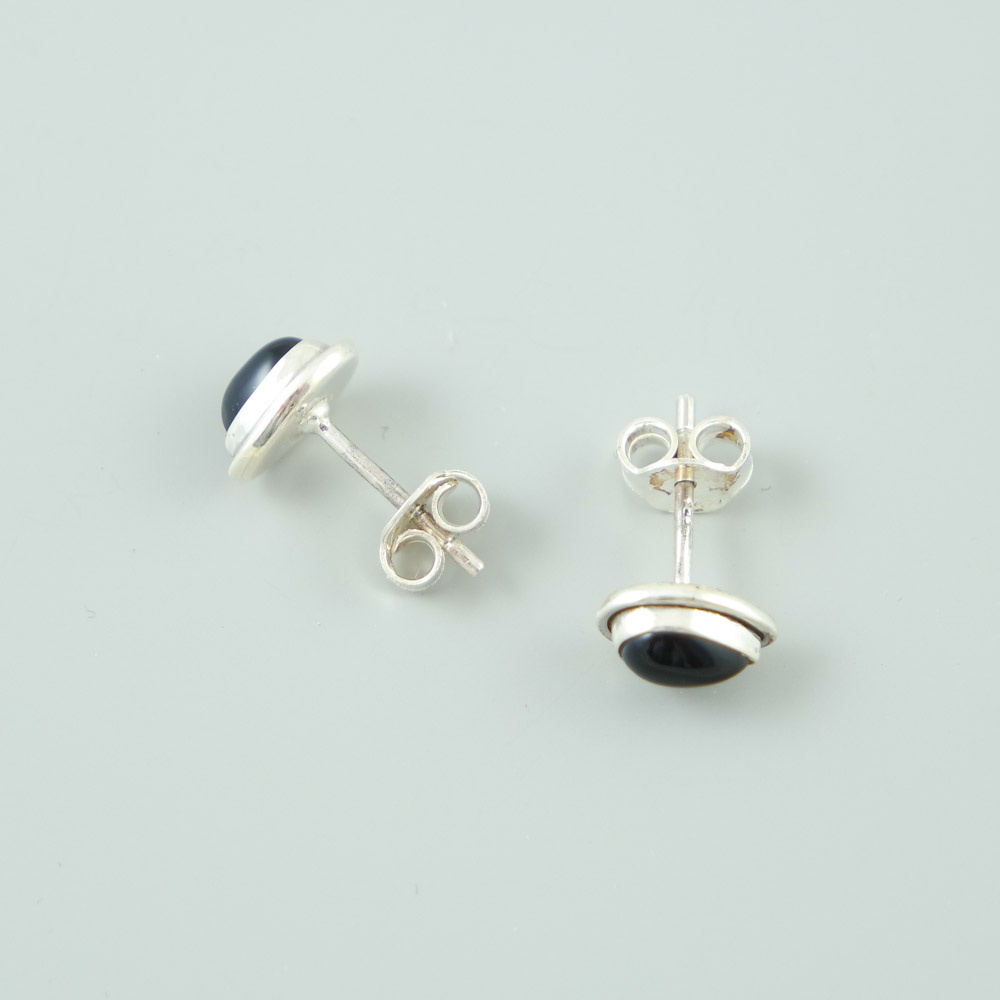 Onyx Ear Studs