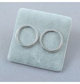 LAVI Open Circle Earrings - Sterling Silver