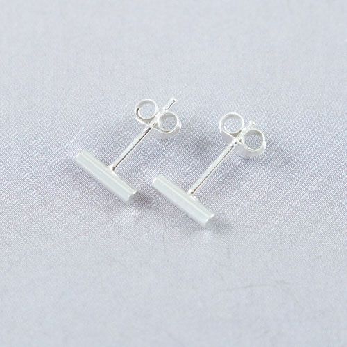 LAVI Sterling Silver Bar Stud Earrings