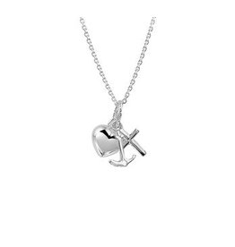 LAVI Sterling Silver Hope Faith Love Necklace