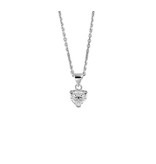 LAVI Sterling Silver Zirconia Heart Necklace