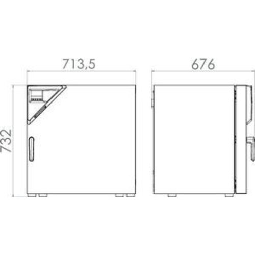 Binder FED 260 Droogoven | met lucht circulatie en tijdfuncties