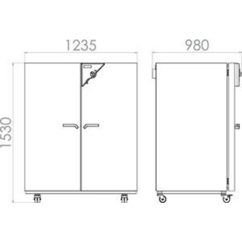 Binder FED 720 Droogoven | met lucht circulatie en tijdfuncties