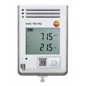 Testo 160 IAQ - WiFi datalogger geïntegreerde sensoren voor temperatuur, vocht, CO2 en atmosferische druk