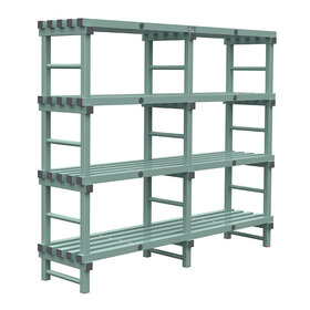 Rekstelling met 4 schappen 2000(b)x400/500(d)x1760(h)mm Rekstelling met 4 schappen 2000(b)x400/500(d)x1760(h)mm