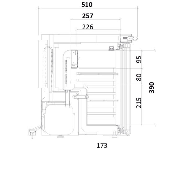 Medifridge MF30L-GD LAB Glasdeur klein-model