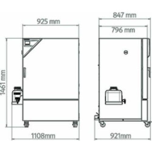 Binder Constante klimaatkast KBF-S ECO 240 Kamervolume 247 liter