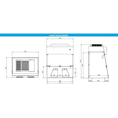 Cruma Eco2 Afzuigkast Fume Hood