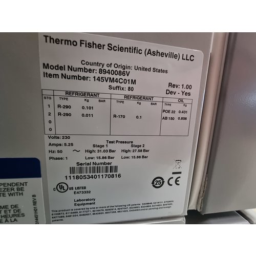 Thermo Scientific (demo) Thermo Scientific Forma 8940086V