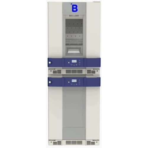 B Medical Systems BF261 Gecombineerde Bloedopslagkoelkast/plasmavrieskast inhoud 121/121 liter DIN 13277