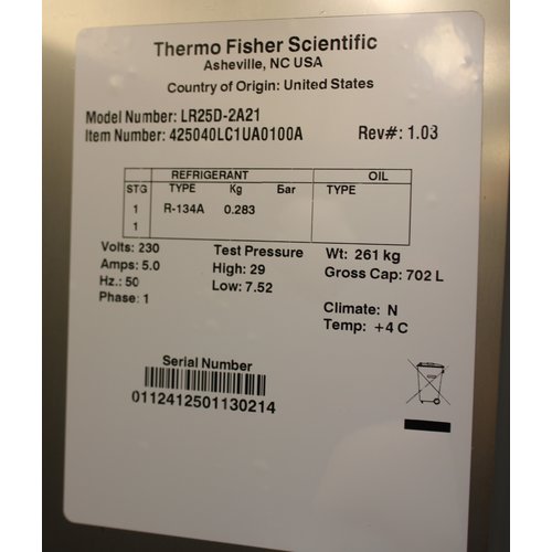 Thermo Scientific (Demo) Thermo LR25D-2A21 4°C Laboratorium  koelkast