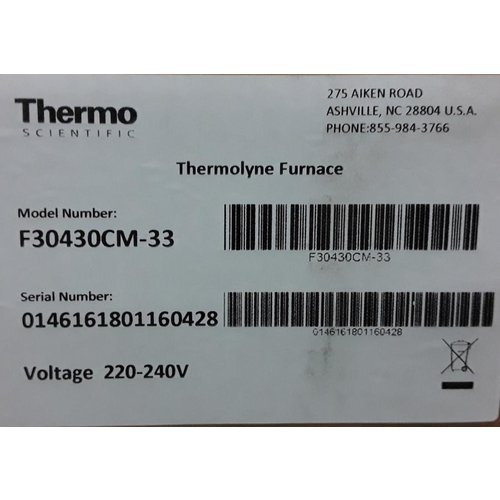 Thermo Scientific (Demo) Thermo Thermolyne Furnaces F30430CM-33 droogoven