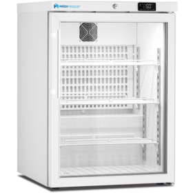 Medifridge MF140L-GD Glasdeur met DIN 58345 / 13277 tafel model medicijnkoelkast.