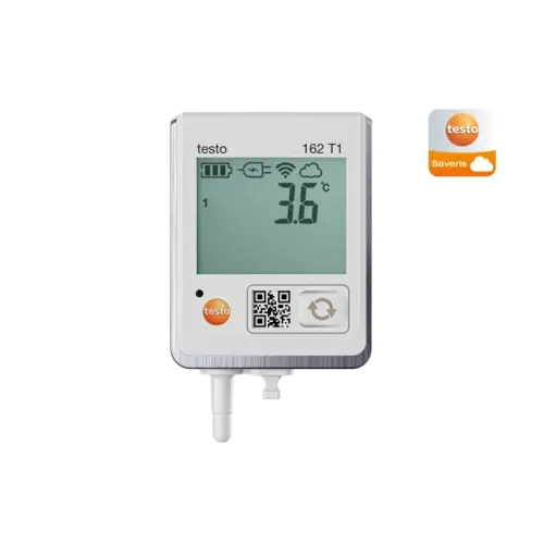 Testo 162 T1 Cloud datalogger met display en geïntegreerde temperatuursensor Testo 162 T1 Cloud datalogger met display en geïntegreerde temperatuursensor