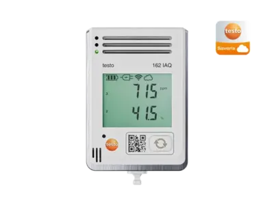 Testo 162 IAQ - Cloud datalogger met display en 4 geïntegreerde sensoren
