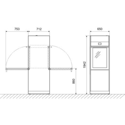 SMEG WD6010 Dubbel deur Wasser en desinfector SMEG WD6010 Dubbel deur Wasser en desinfector