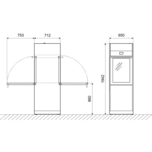 SMEG WD6010 Dubbel deur Wasser en desinfector SMEG WD6010 Dubbel deur Wasser en desinfector