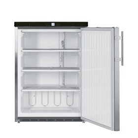 Liebherr koelkasten en vrieskasten  GGUesf 1405 vrieskast, edelstaal uitvoering inhoud 143 liter