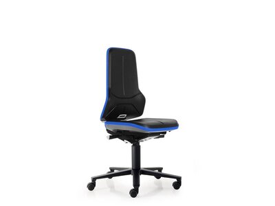 Bimos Laboratorium Neon 2 stoel met wielen & synchroontechniek