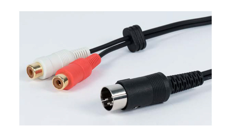 Cable Midi Din Macho A Macho De 5 Pines De Rojo 0,3 Metros | Cuotas Sin Interés