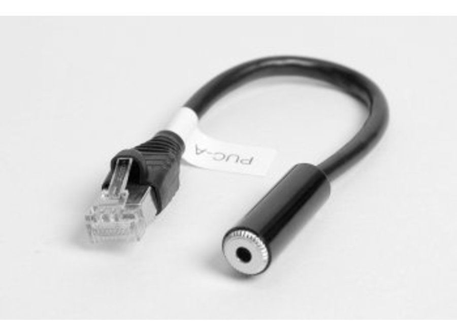 Verloopkabel  RJ45 / mini jack female