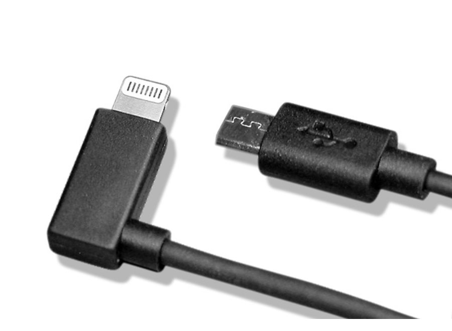 USB Micro B-kabel Haaks Lightning